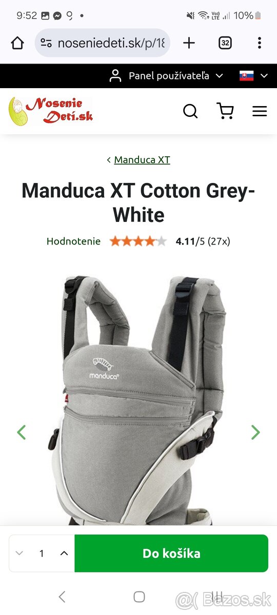 Detský nosič Manduca