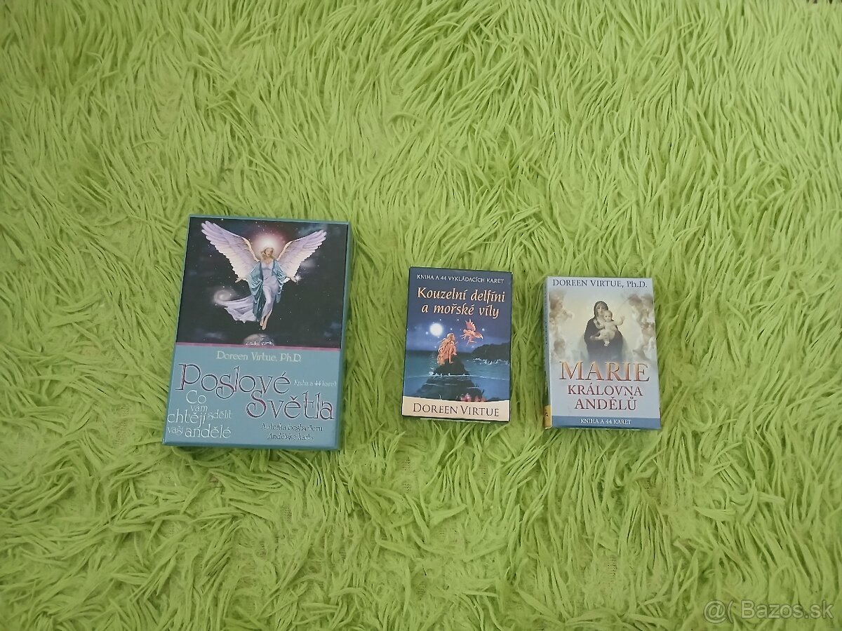Doreen Virtue - tarotové karty, vcelku aj po častiach