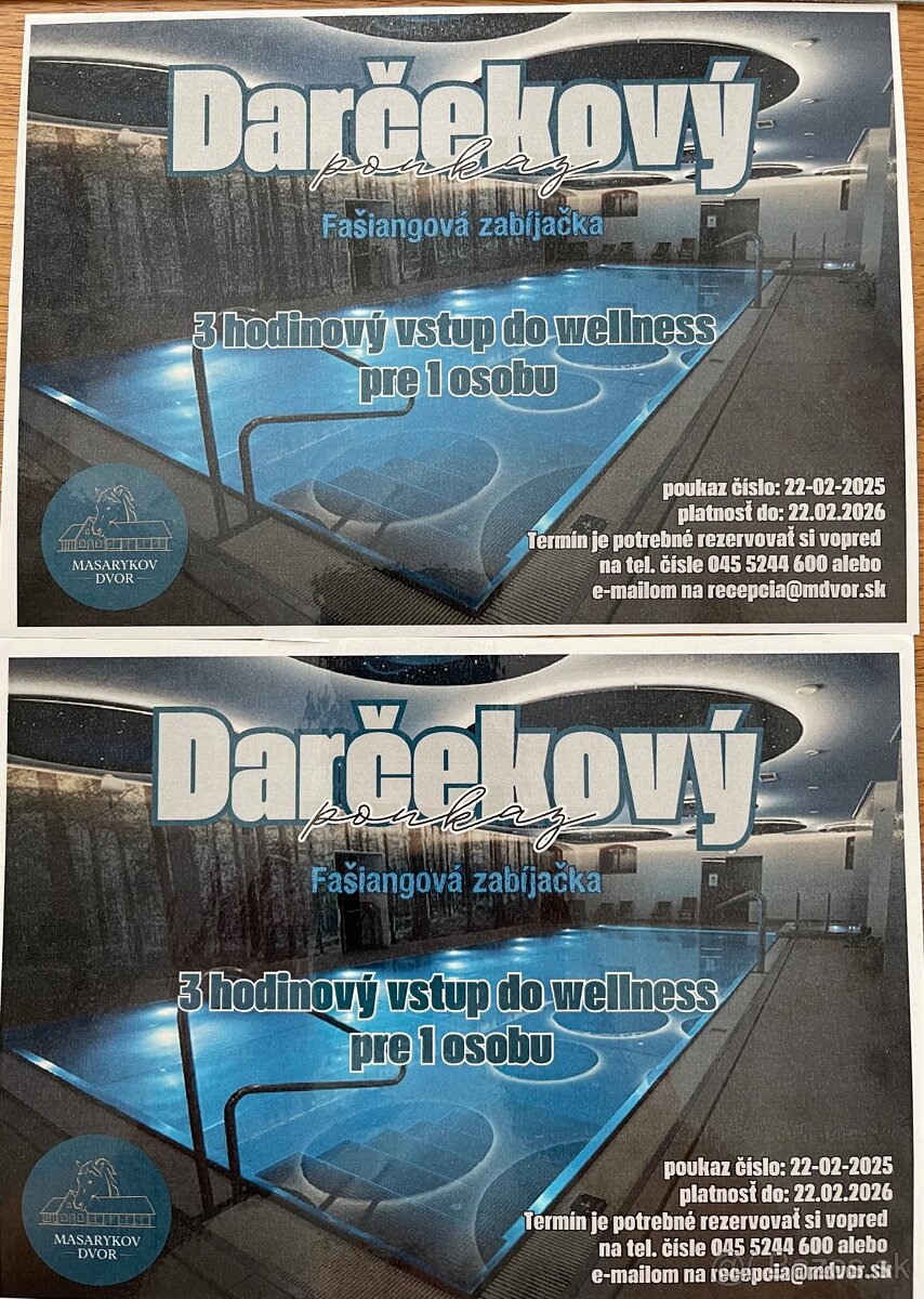 3hodinový vstup do Wellness MASARYKOV DVOR