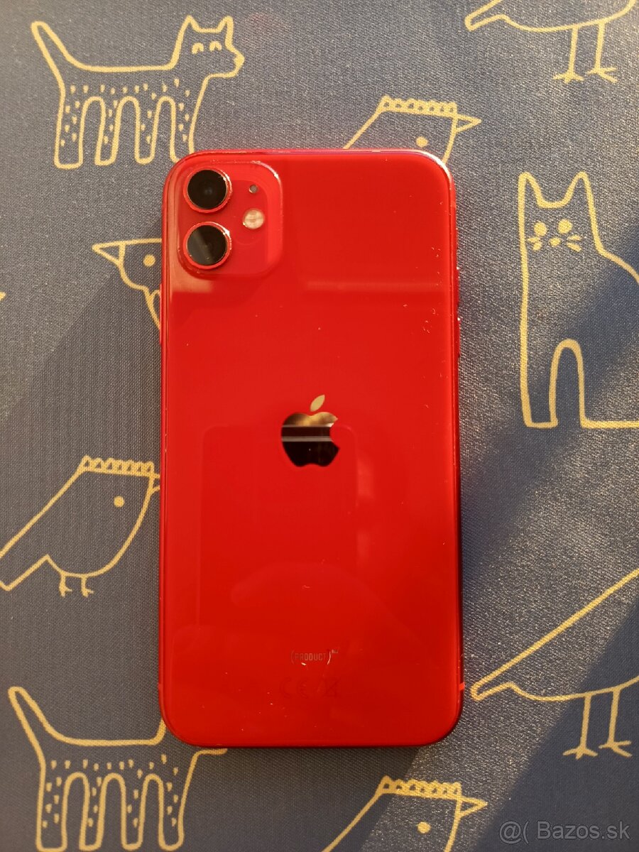 iPhone 11 128 GB v červenej farbe (PRODUCT)RED