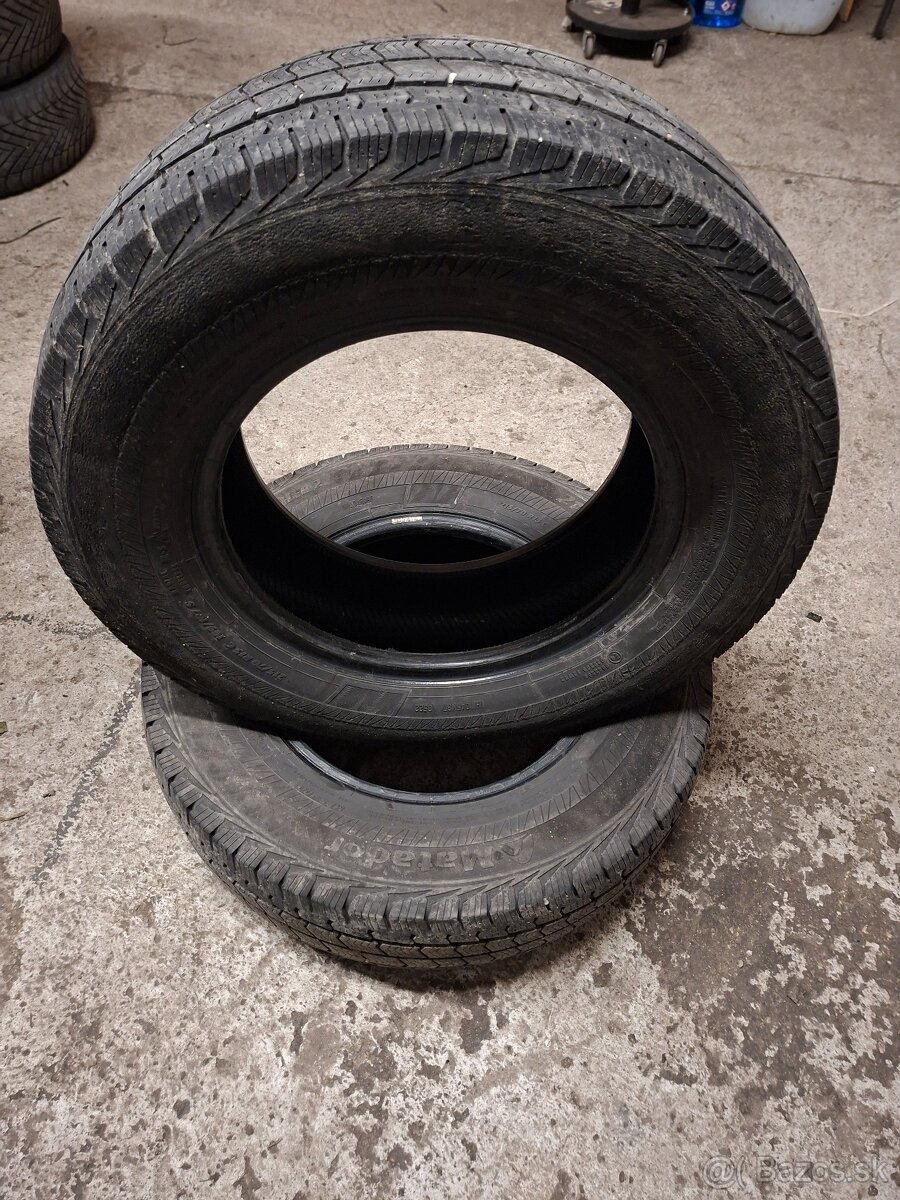 Predám 2ks Matador 215/70R15C DOT 3522 celoročné