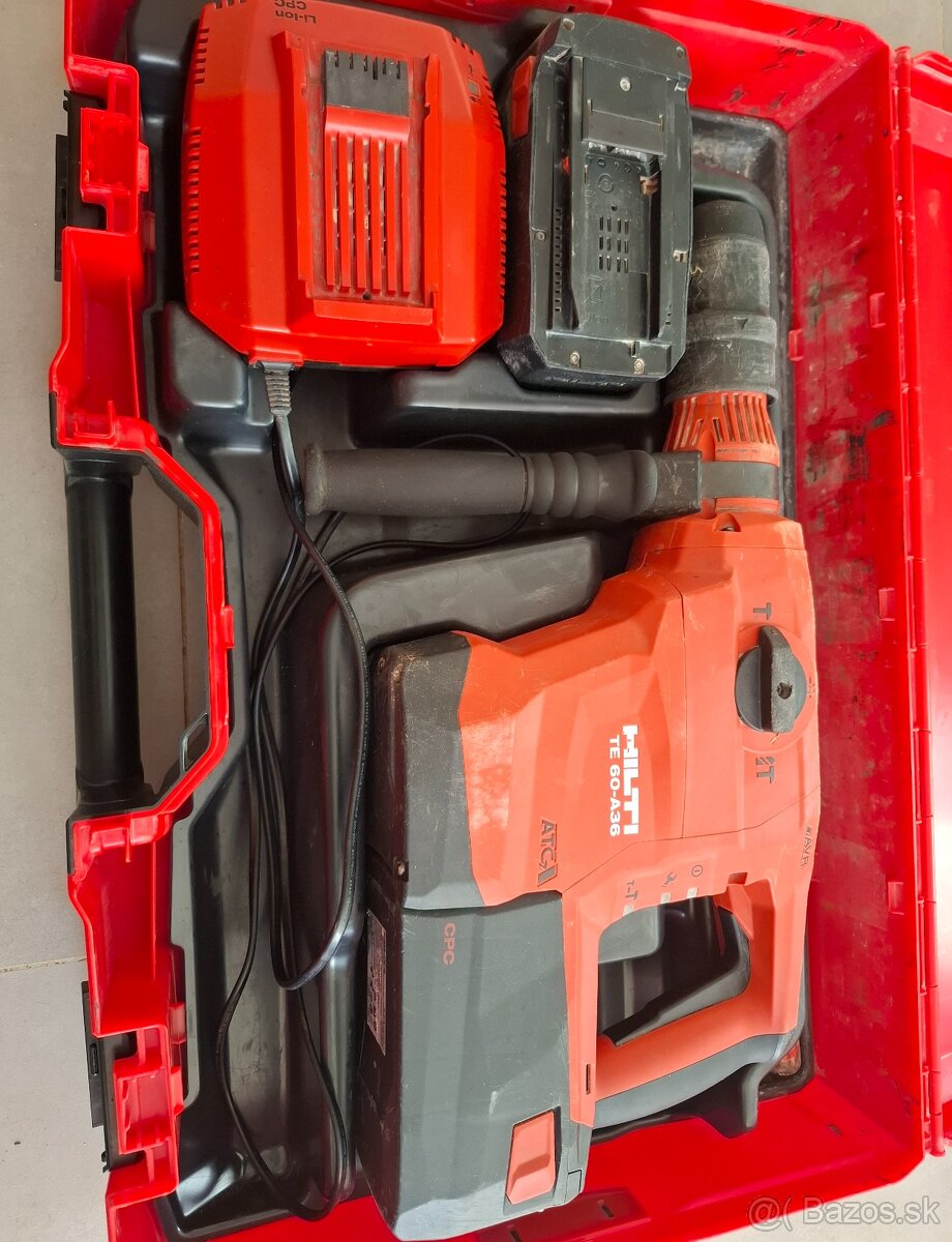 Hilti akumulátorové kombinované kladivo TE60-A36