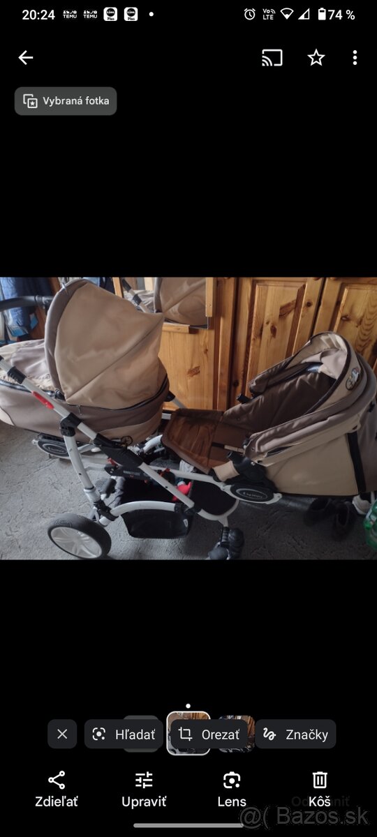 Kočík pre dvojičky