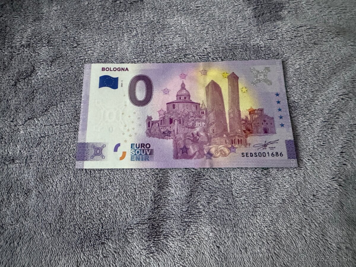 0€ Bankovka Bologna