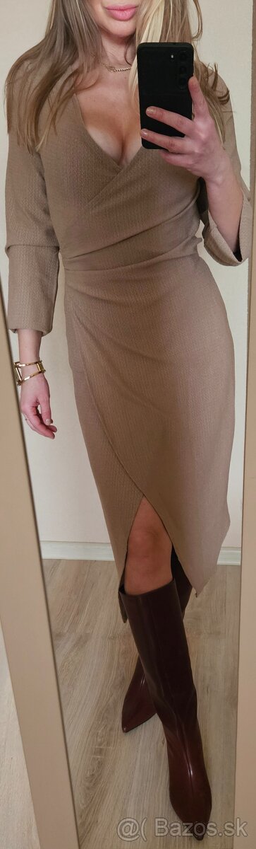 Zavinavacie midi saty vel.xs