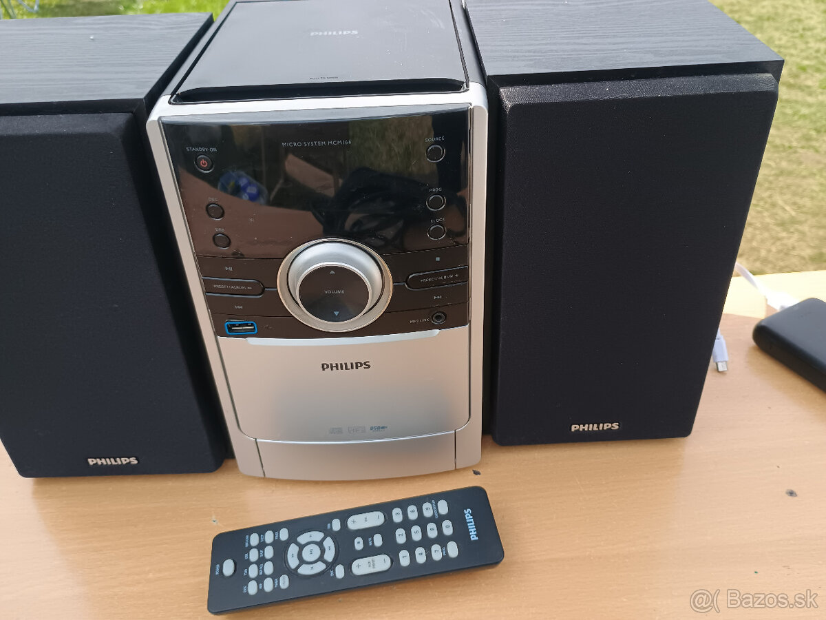 mikrosystém , miniveža Philips MCM166/12 USB