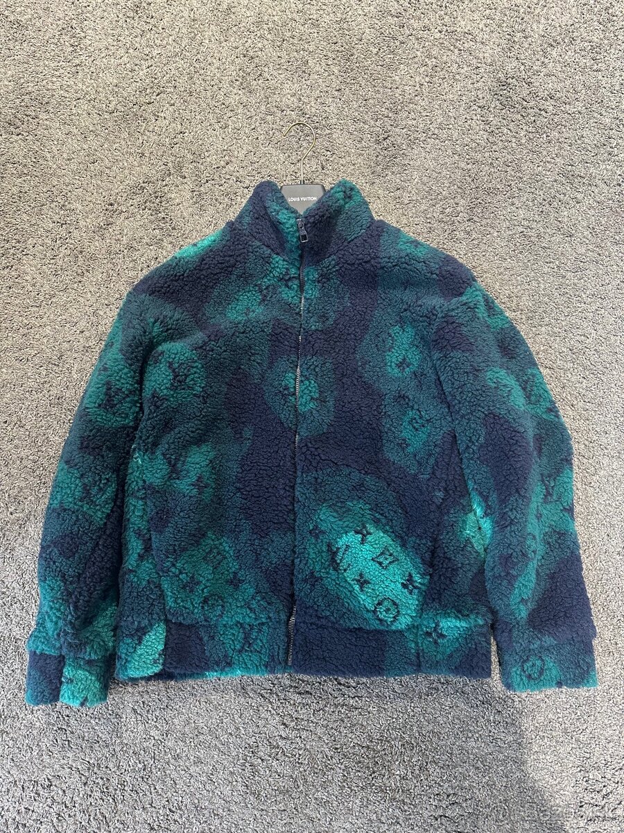 Louis vuitton jacket pants set blue monogram