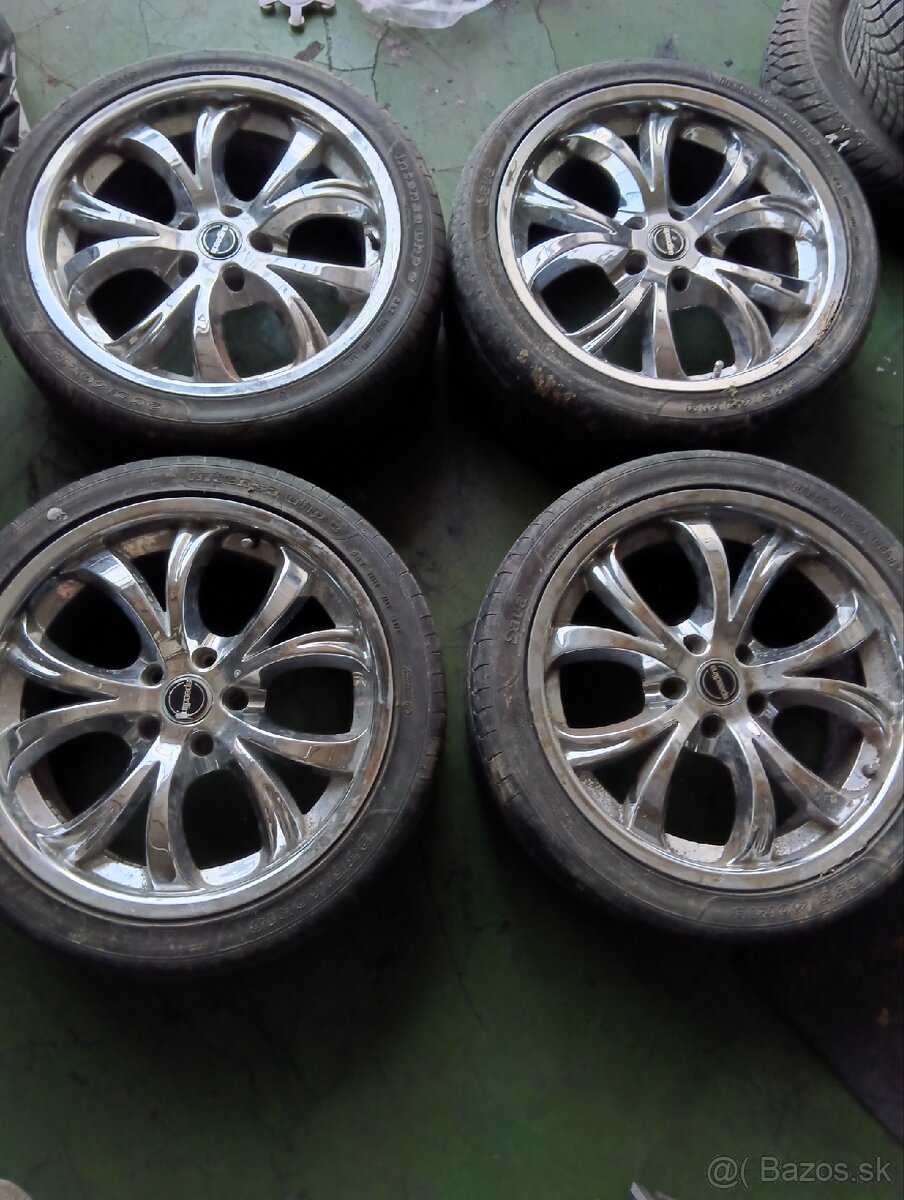 5x112 R18 Chrómové Alu disky