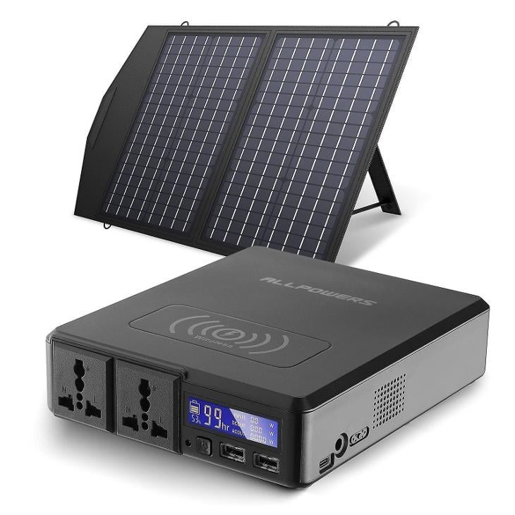 Solárny systém Allpower+powerbanka 41 600 maH