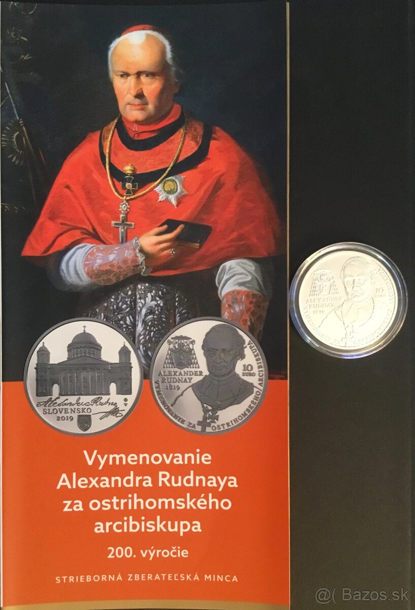 2019/10€ arcibiskup Alexander Rudnay 200.výr. vymenovania BK
