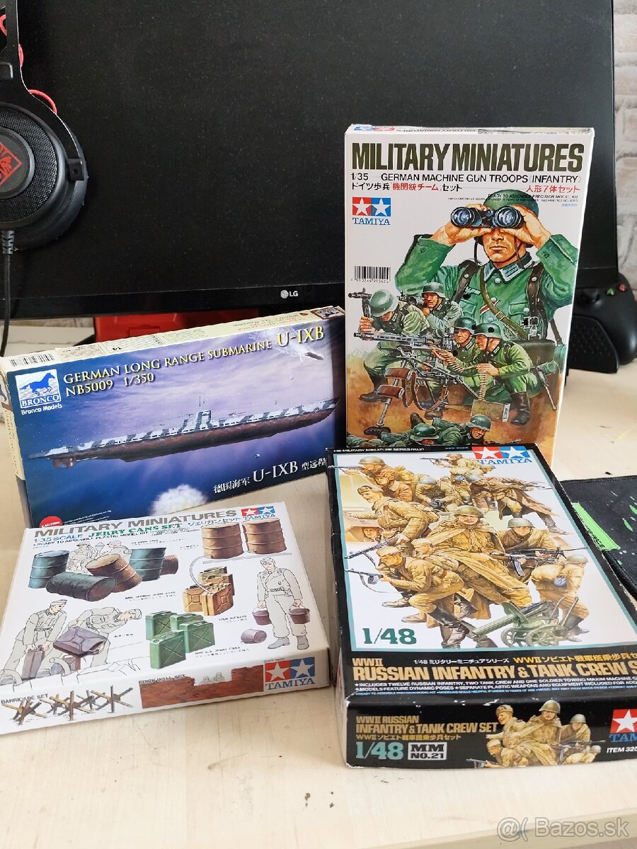 Tamiya modely, výmena za farby / iné modely
