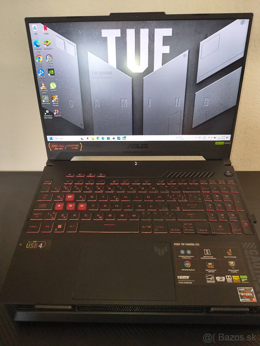 Predám herný notebook Asus TUF GAMING