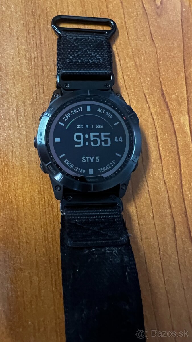 Garmin fenix 7X Solar Gray / Black Band