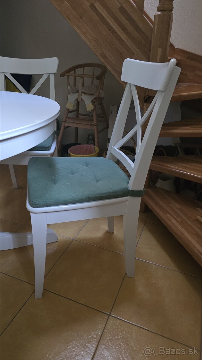 IKEA INGATORP rozkladaci stol + stolicky