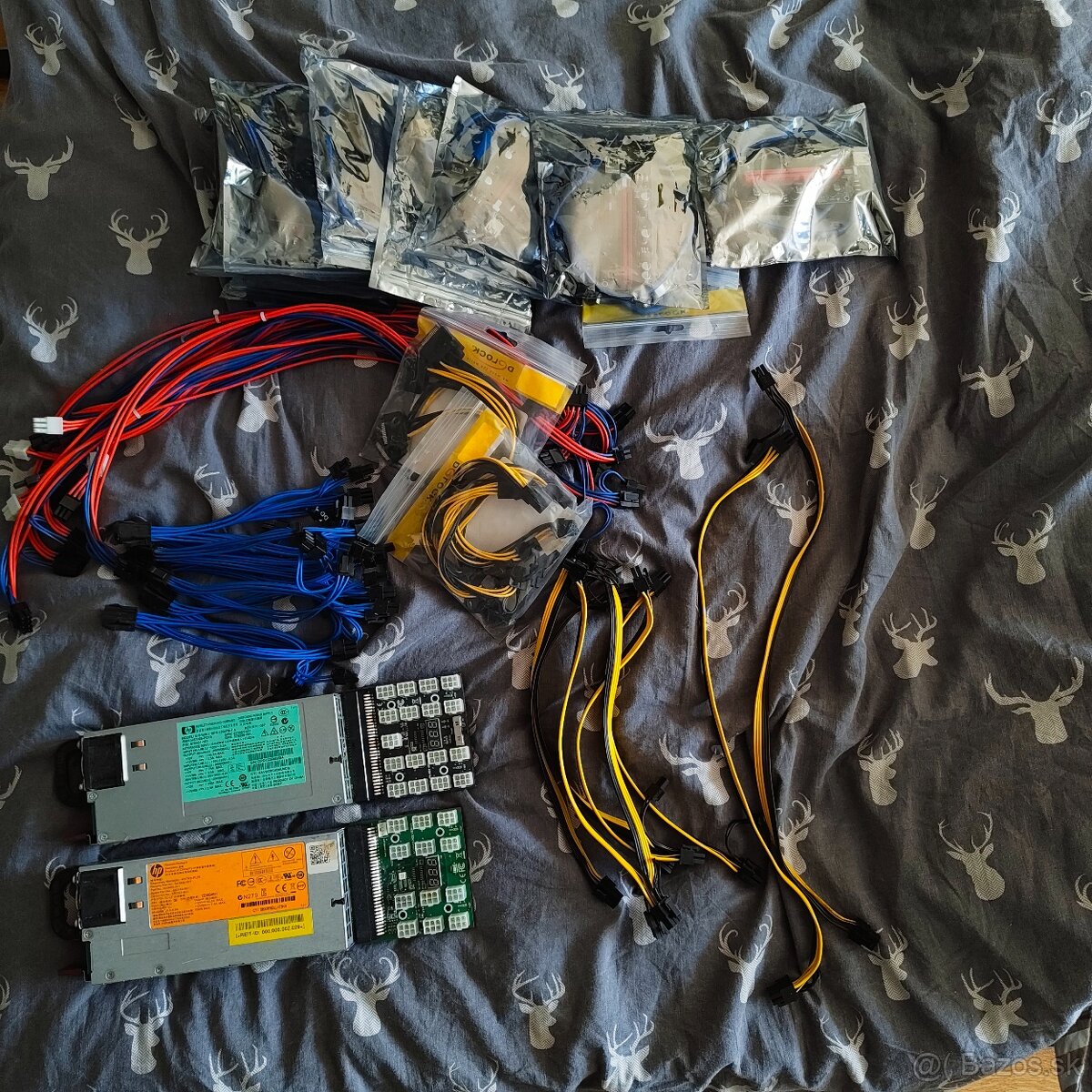 Zdroj , 6 PIN na 8 PIN (predlžovačky), splitter a viac