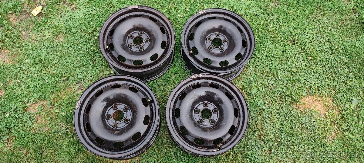 5x100 R15 Plechové disky