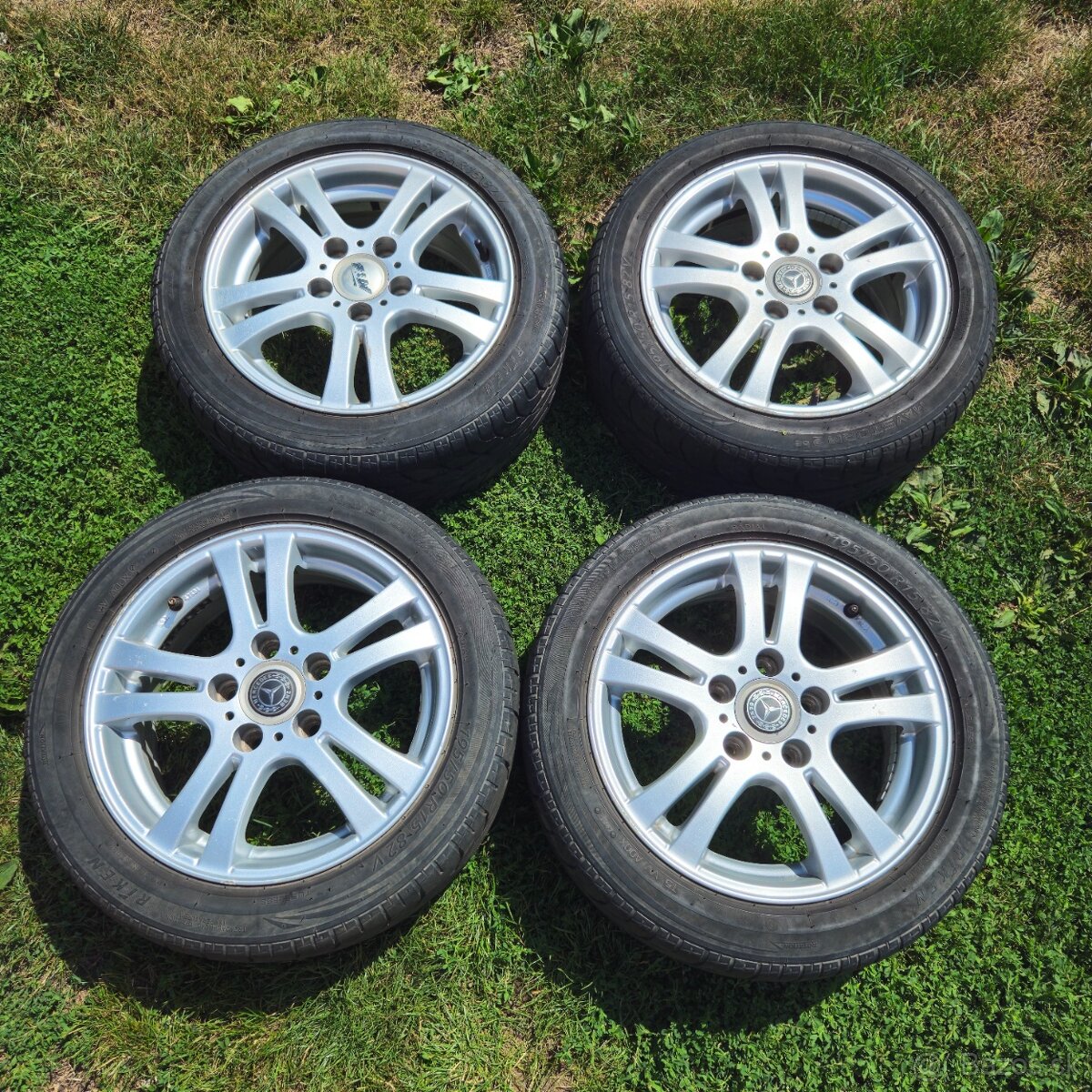 Predám disky s pneu rozteč 5x112