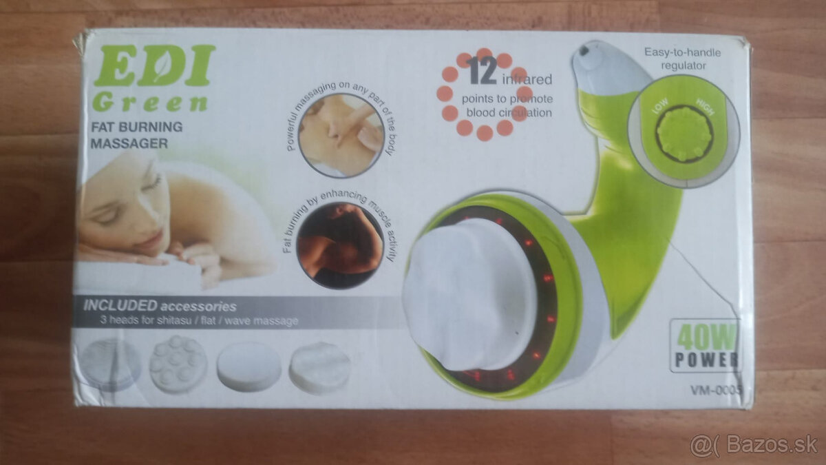Masážny prístroj na spaľovanie tukov EDI GREEN