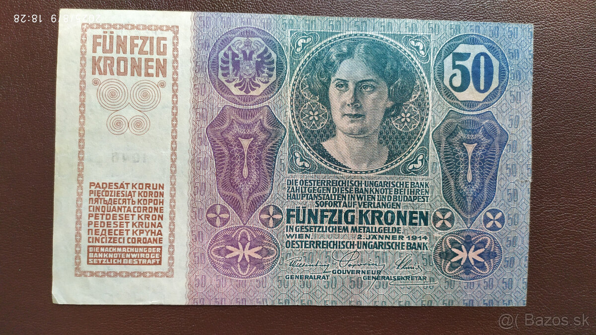 Bankovky Rakúsko - Uhorsko