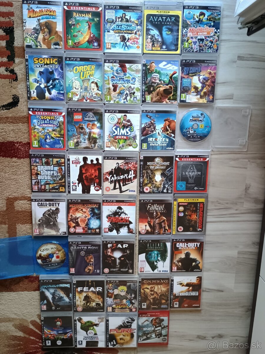 Predám hry na PS3 - 39 ks, 12 eur za kus - PlayStation 3