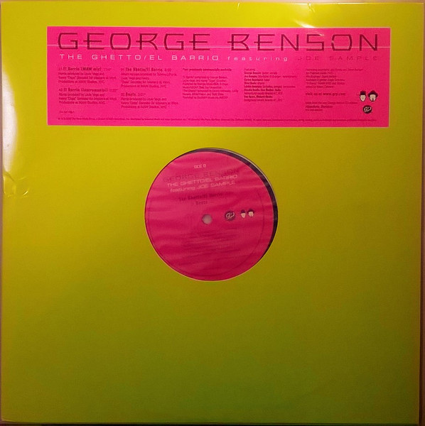 USA vinyl George Benson featuring Joe Sample The Ghetto
