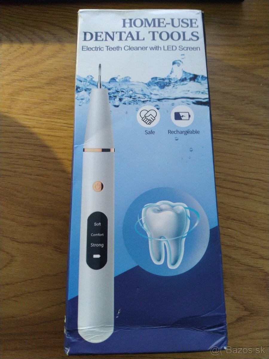 Elektrický sonický zubný čistič s LED displejom