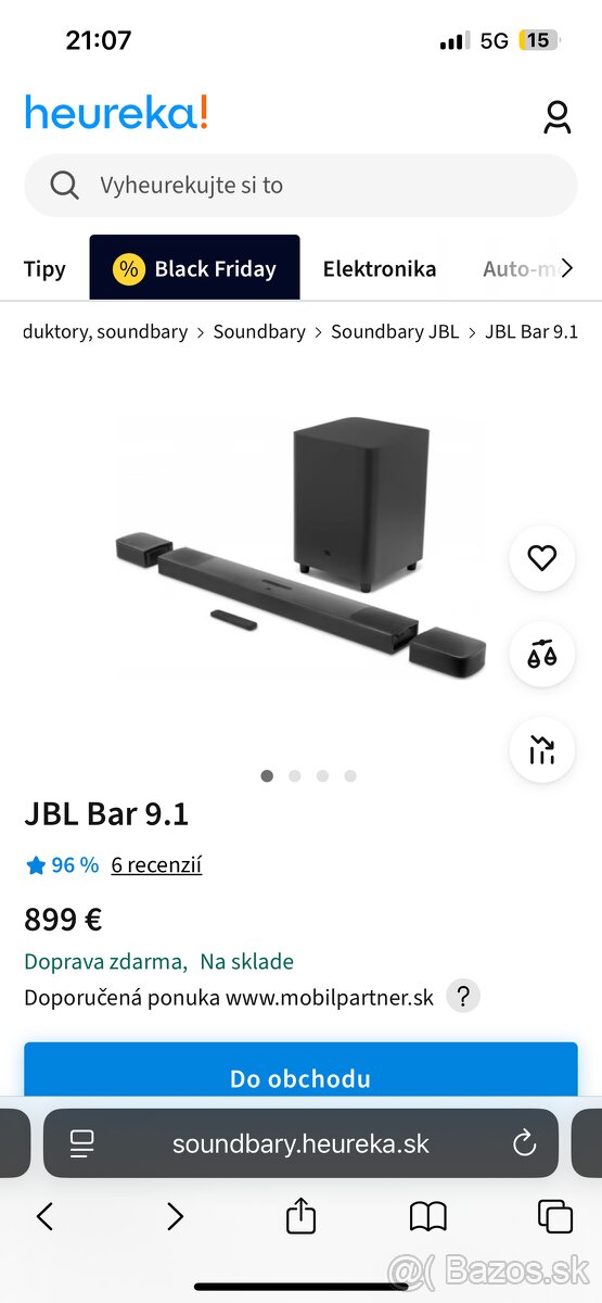 JBL soundbar 9.1