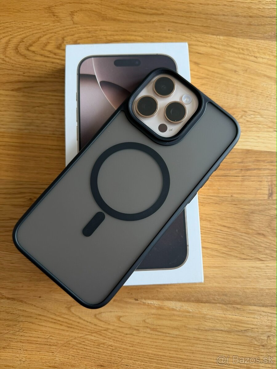 iPhone 16 Pro Max 2 MESAČNÝ púštny titán