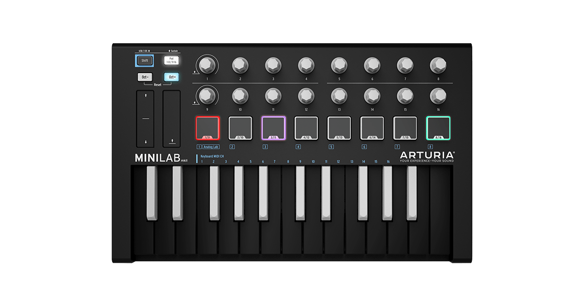 Arturia Minilab Mk2 Inverted