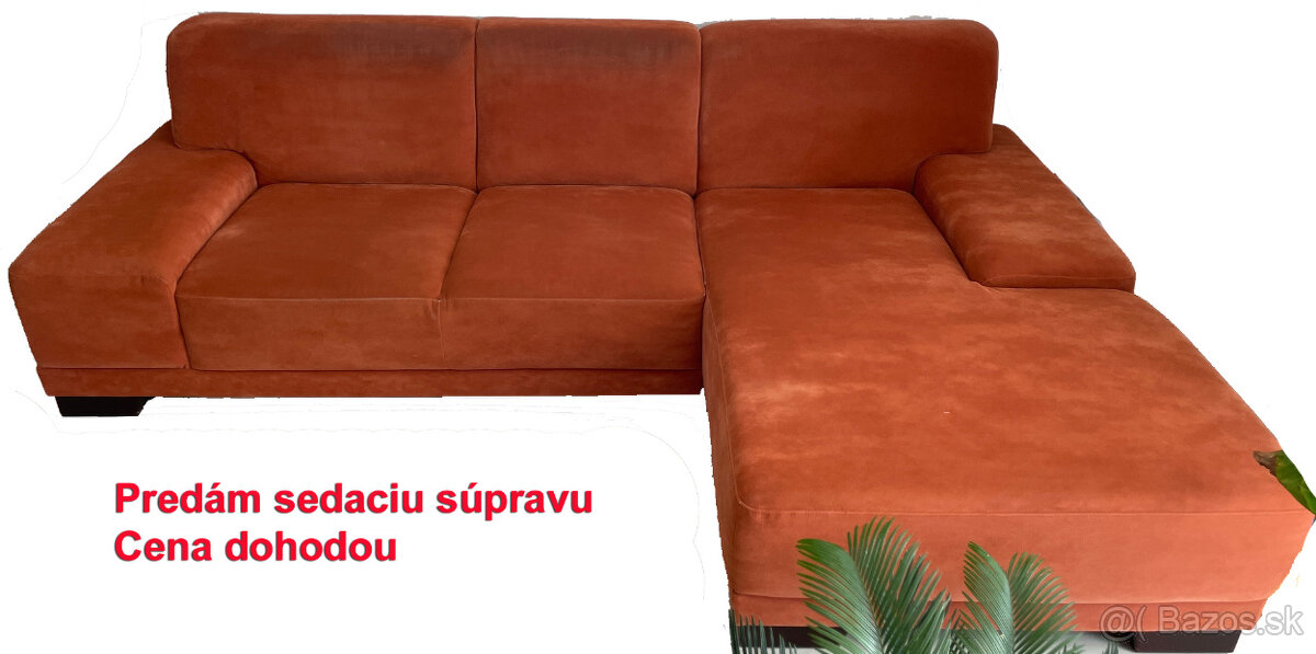 Predám sedaciu súpravu (rohová)