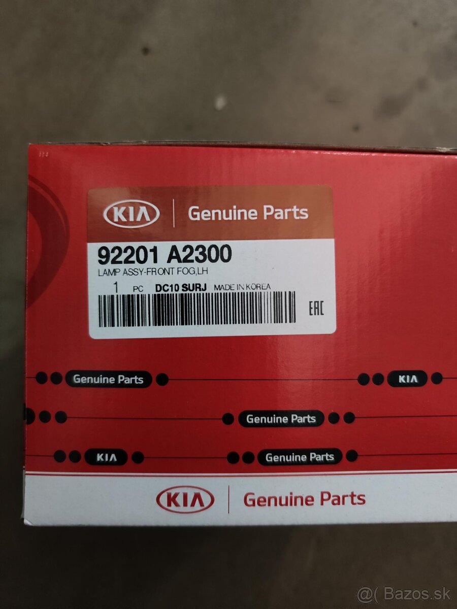 Original Predna lava hmlovka 92201A2300 Kia Ceed 2015-2018