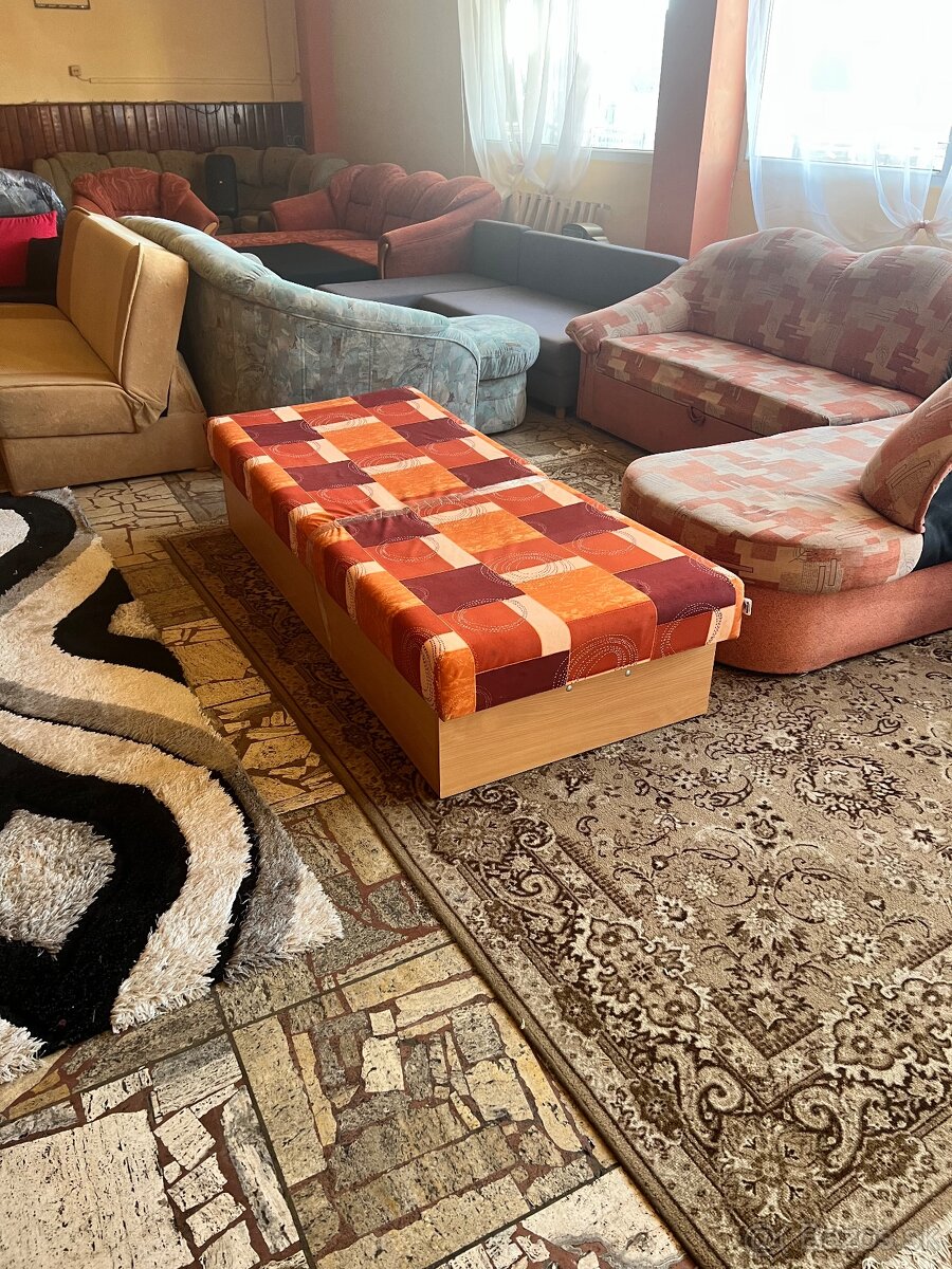 Postel ako Niva plus úložný priestor