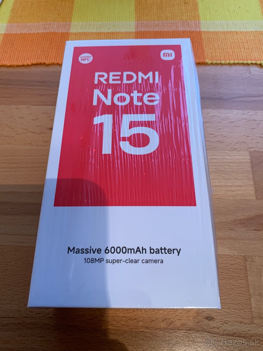 Xiaomi Redmi Note 15 128GB blue nový