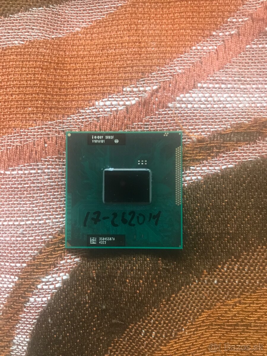 Predám procesor i7-2620m