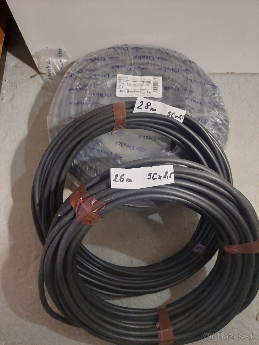 Kabel CYKY 3Cx2.5,3Cx1,5