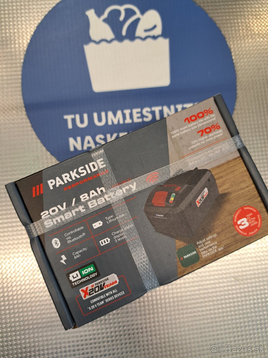 Na predaj parkside 20v 8ah bateria