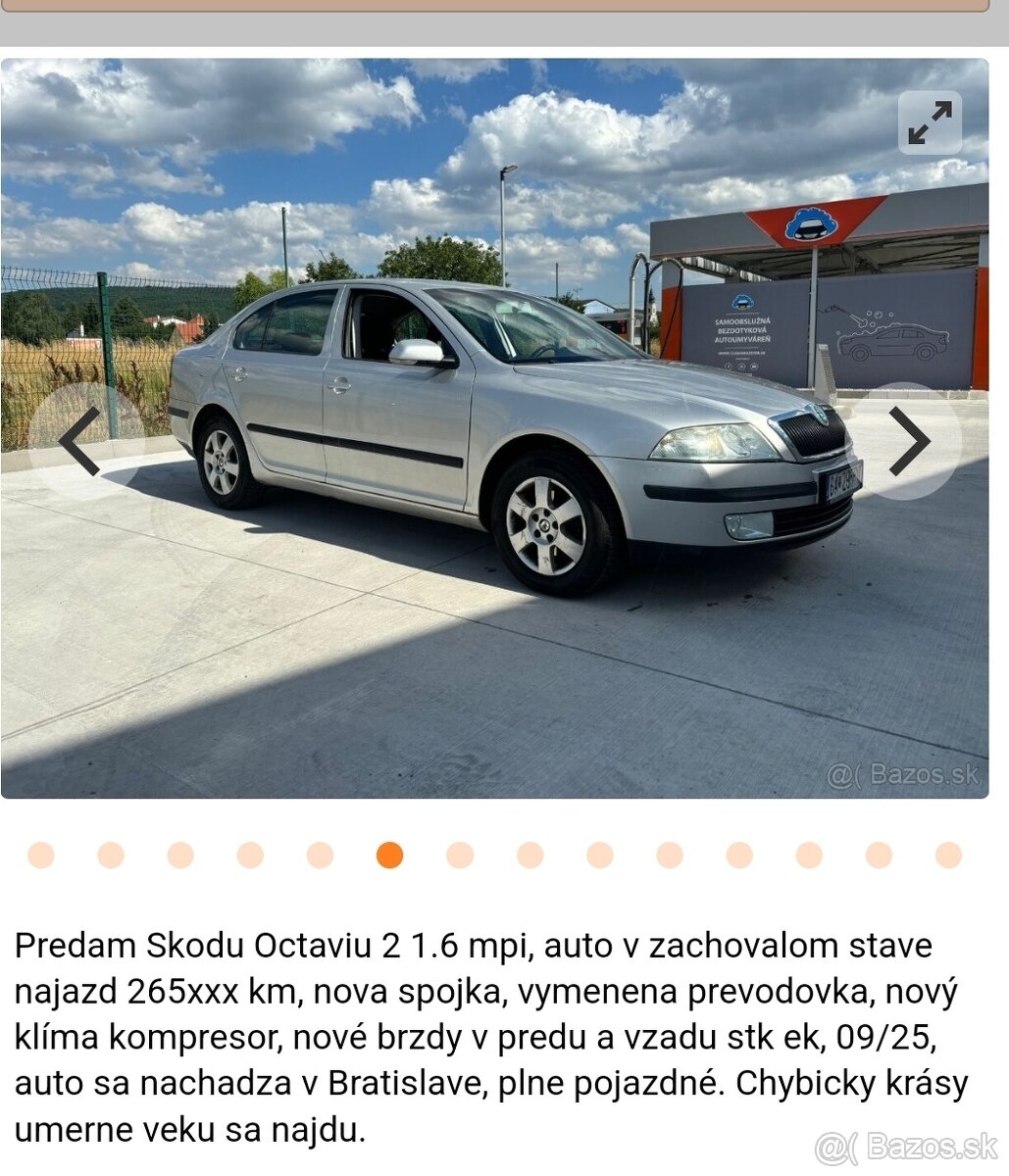 Skoda octavia 2 1.6 mpi