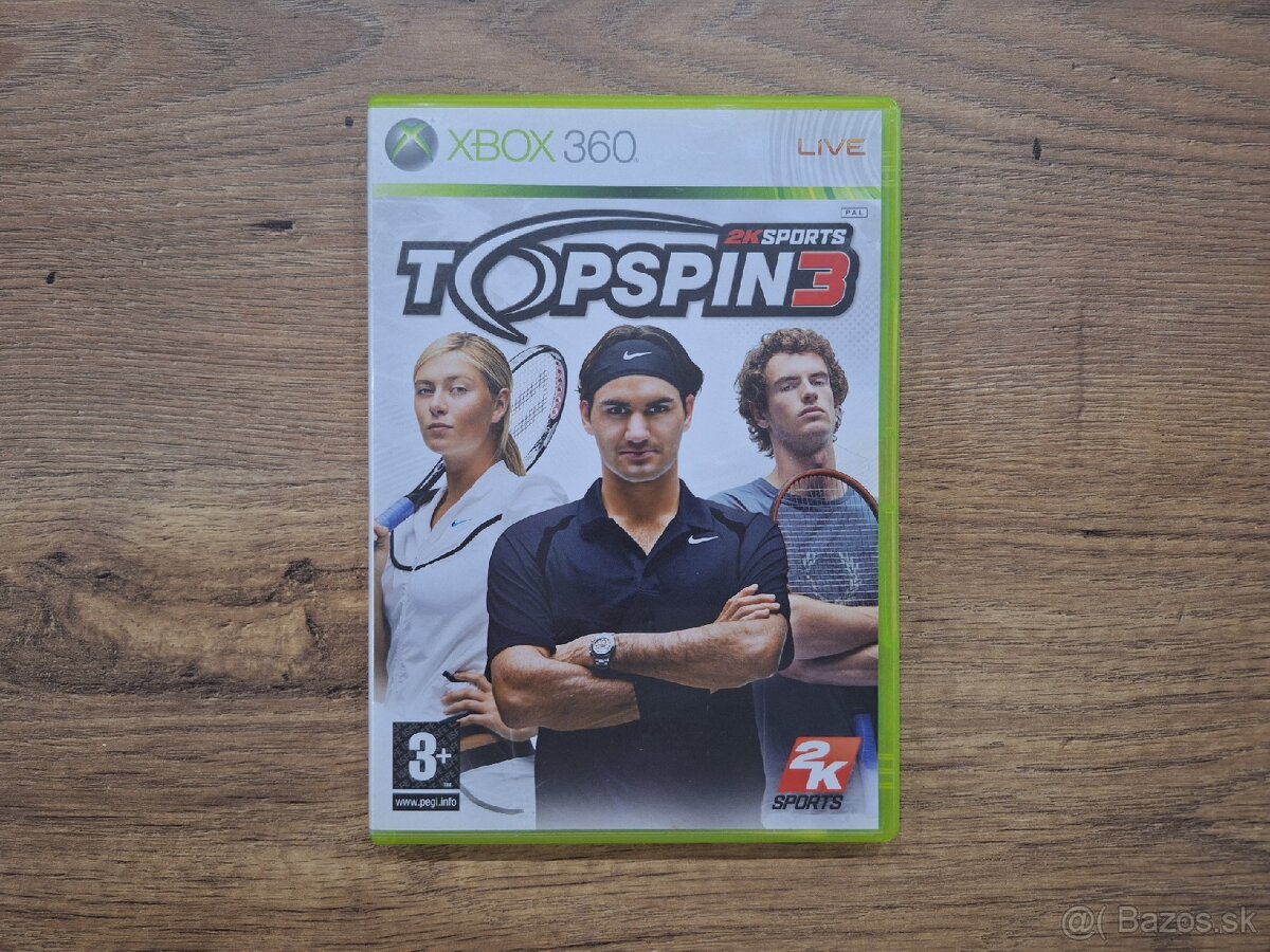 Hra na XBOX 360 - Top Spin 3