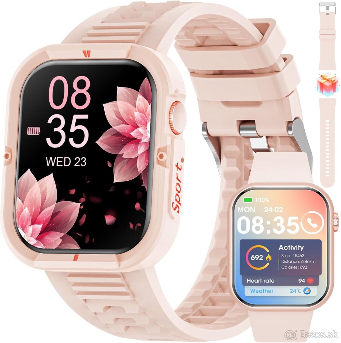 Chytré hodinky Smart Watch G28 pre ženy – 1,85" IPS v CZ