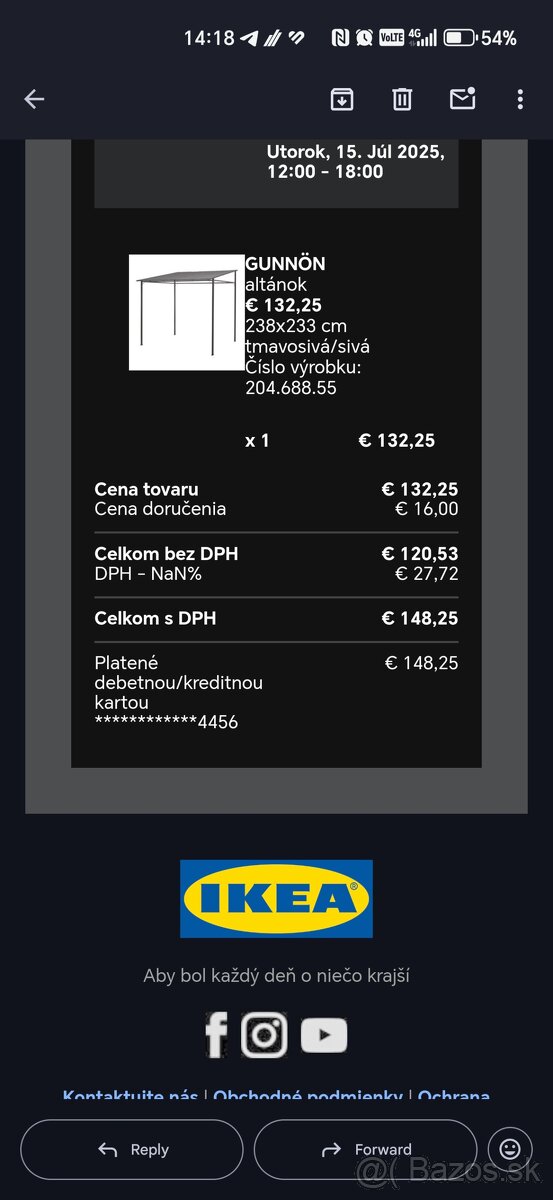 Úplne nová hliníková Pergola
