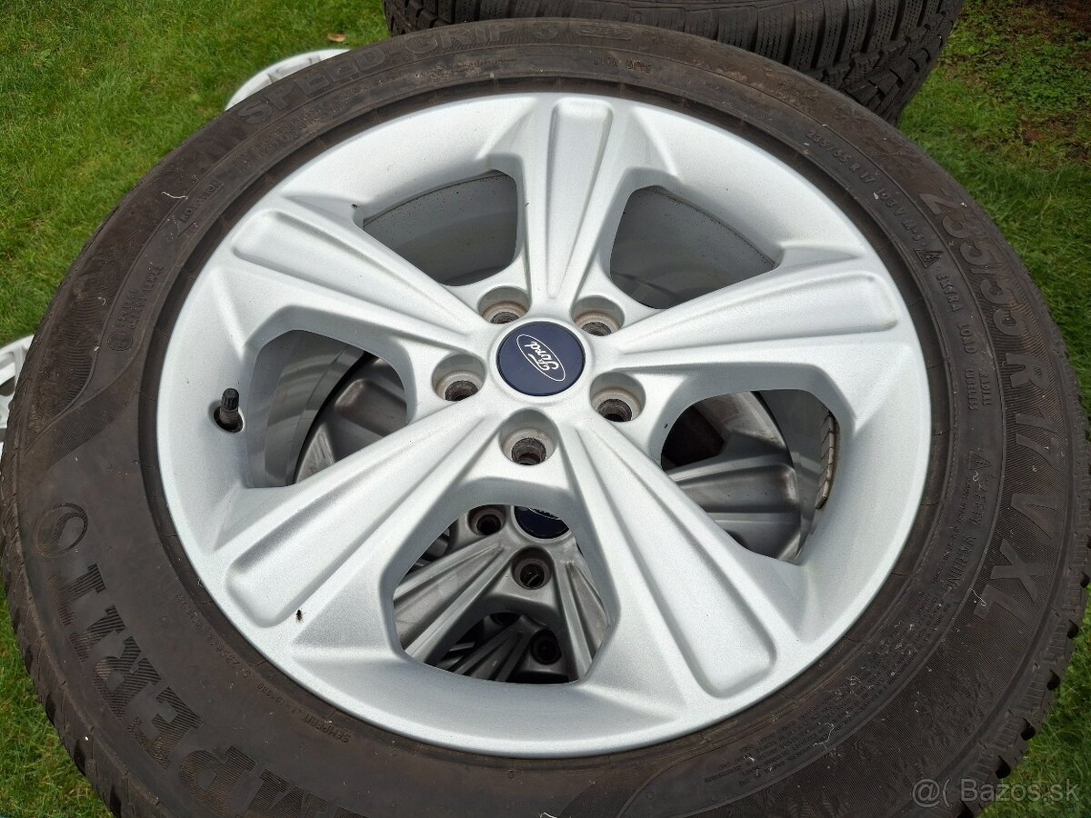 17" ALU 5x108 FORD KUGA + zimné 235/55 r17 do 8mm