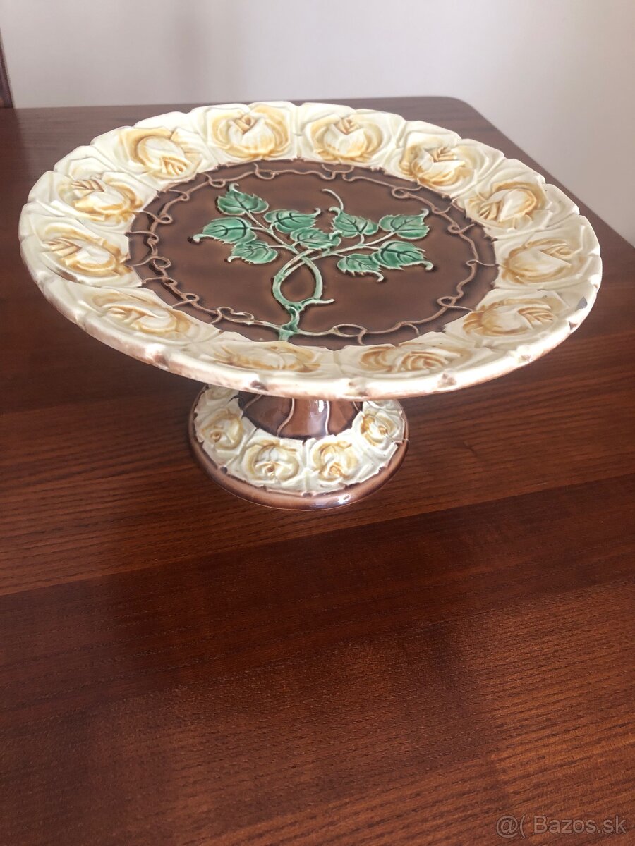 Secesný tortovy podnos Schütz Blansko