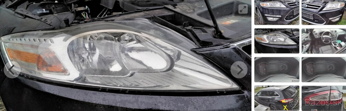 FORD MONDEO 1.6 TDCI 2011 MK4 predám SVETLO, MOTOR T1BA