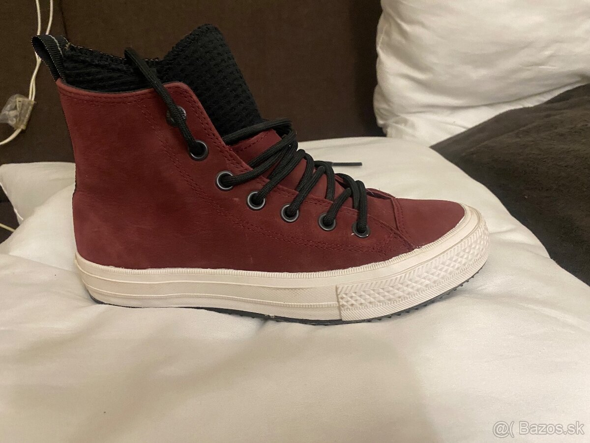 Predaj Converse all stars zimne, kozene, velkost 37,5.