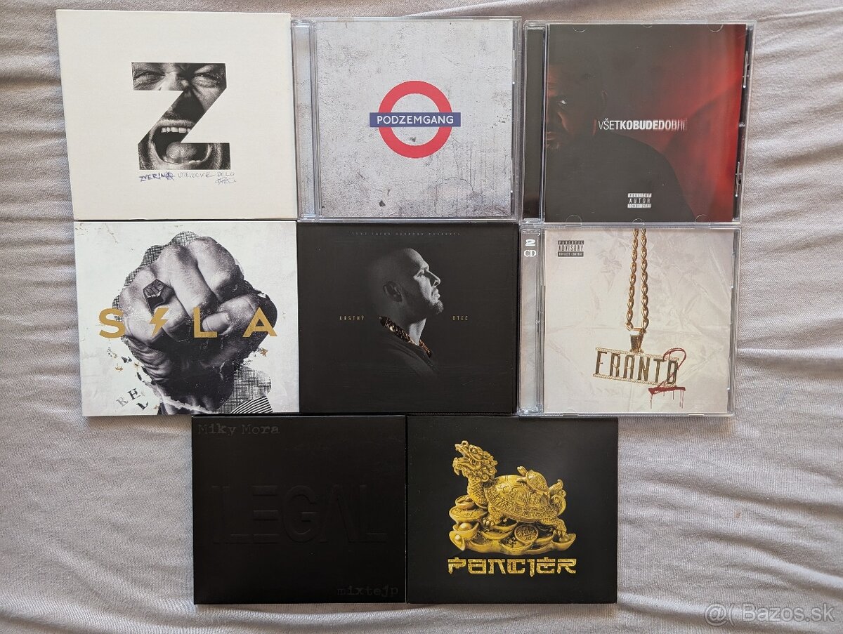 Slovenské a české Hip-hop CD