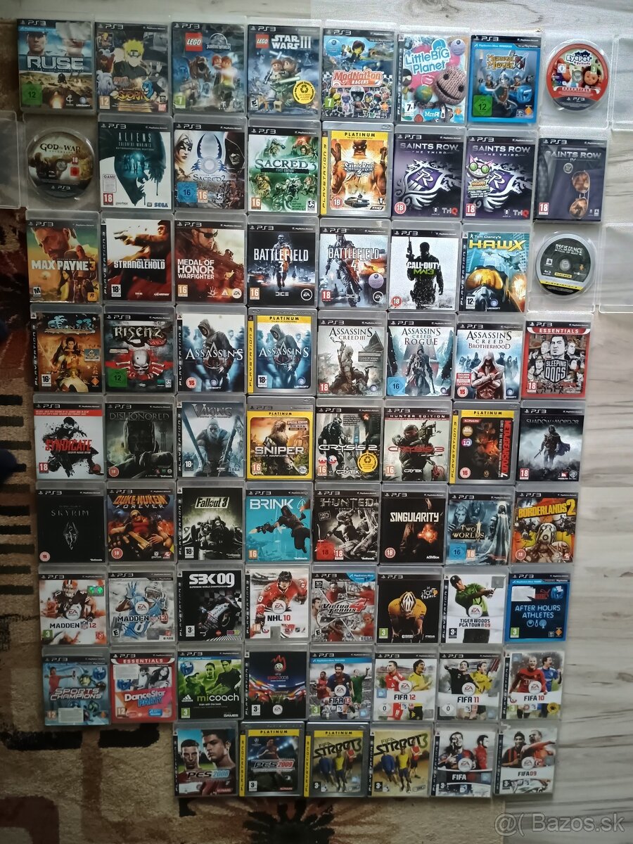 Predám hry na PS3 - 70 ks - PlayStation 3