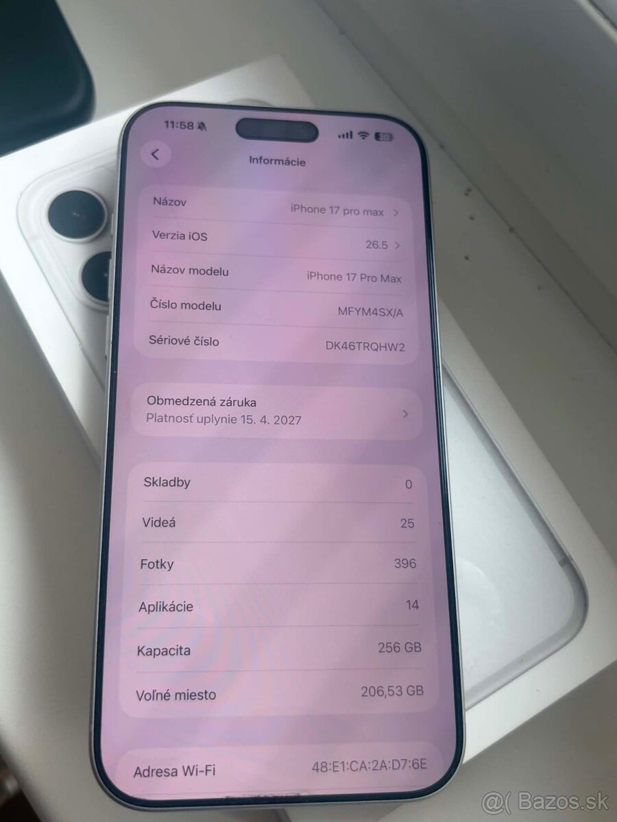 iPhone 17 pro max