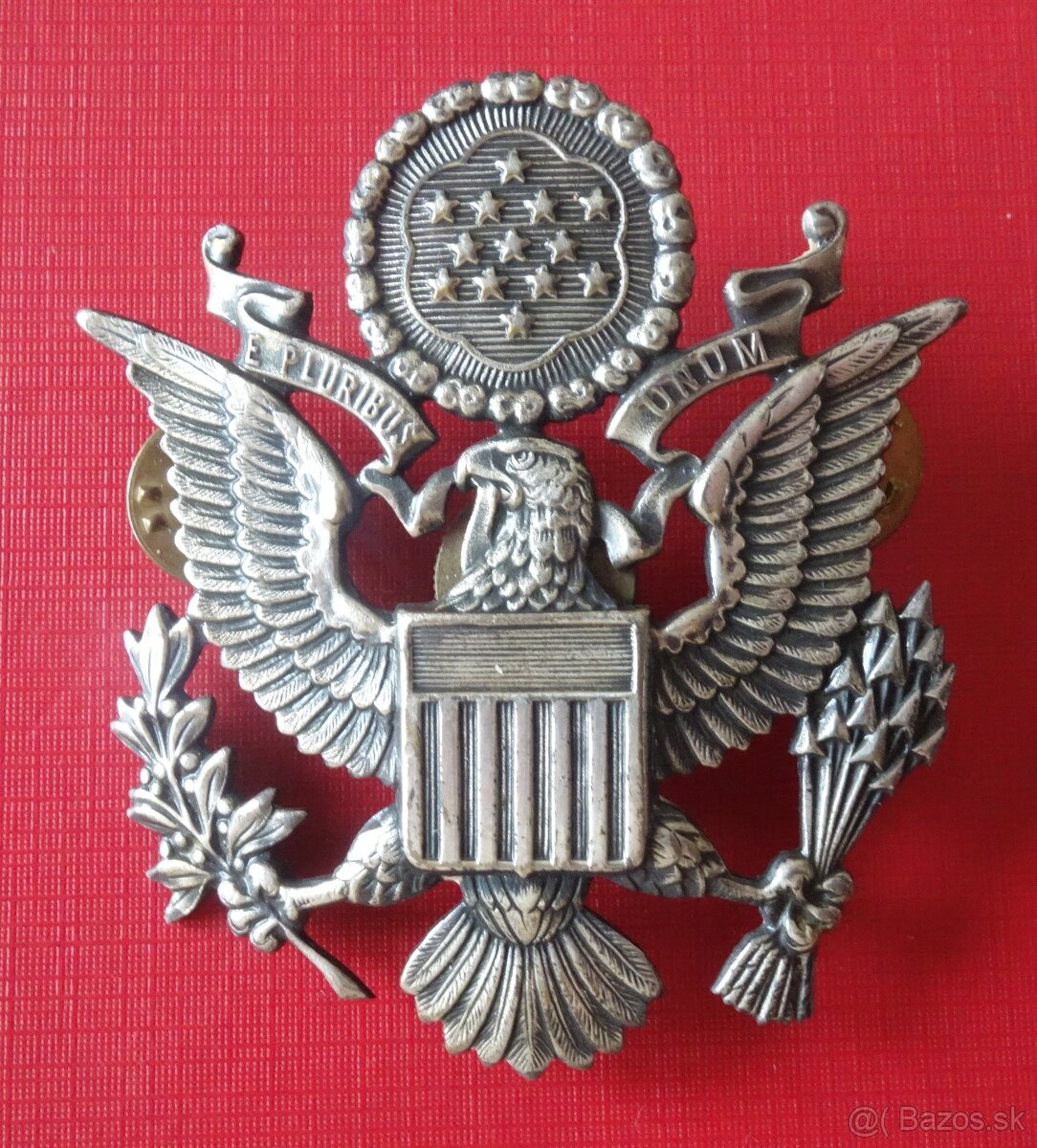 Odznak čiapkový vojenský USA