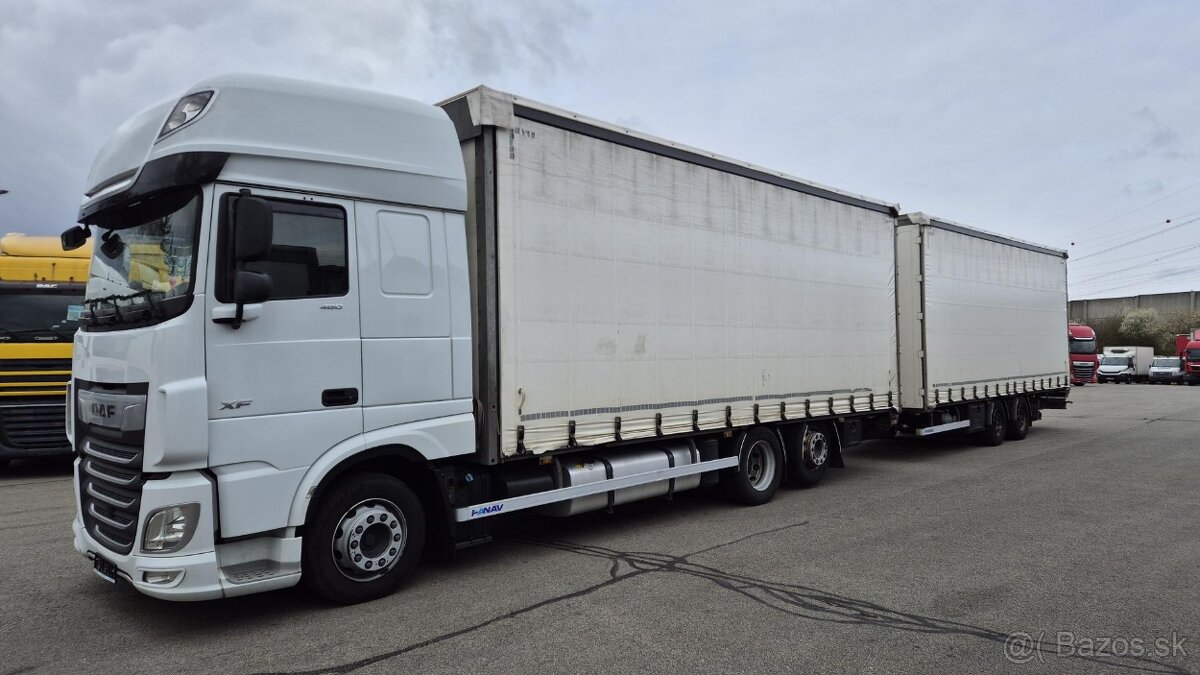 Prodám DAF XF 480 FAR SSC EURO 6 velkoobjemová souprava -