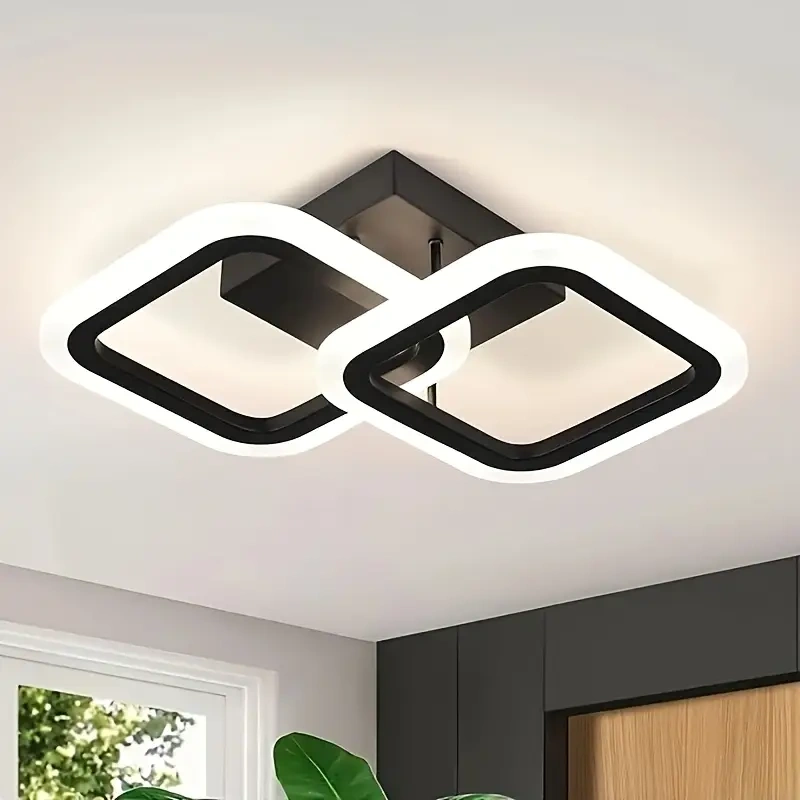 Stropné LED svietidlo - čierna, biela 32W